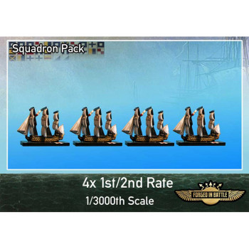 NAP-12 1/3000th scale 1st and 2nd Rate Ships 