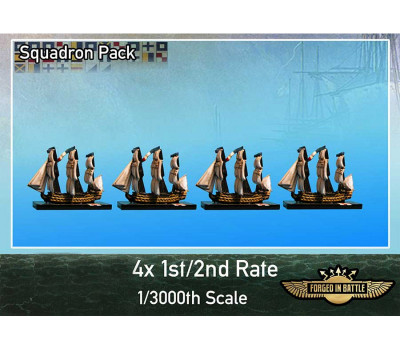 NAP-12 1/3000th scale 1st and 2nd Rate Ships 