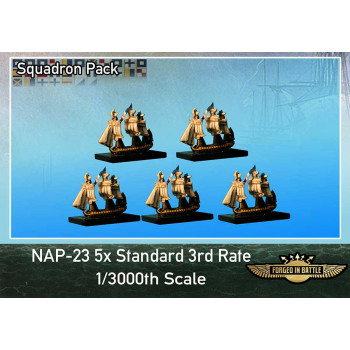 NAP-23 1/3000th scale Standard 3rd Rate Ships 2 deckers
