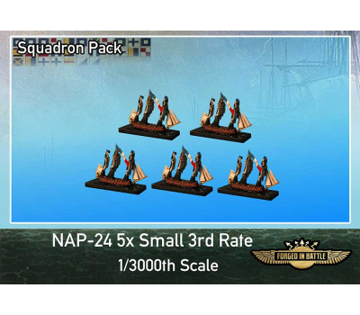 NAP-24 1/3000th scale Small 3rd Rate Ships 2 deckers