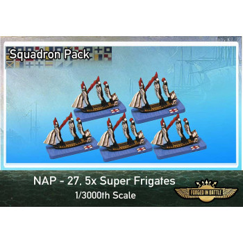 NAP-27 1/3000th Scale Ships - Super Frigates