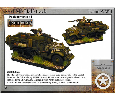 A-61 M3 halftrack x4