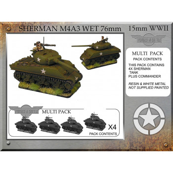 A-32 Sherman M4A3 wet 76mm (4 tanks)