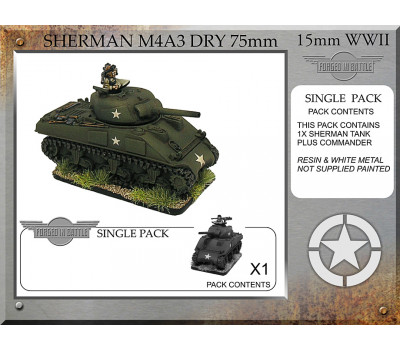 A-22-ONE Sherman M4A3 dry 75mm (1 tank)