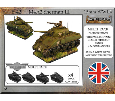 B-42 British Sherman III x 4