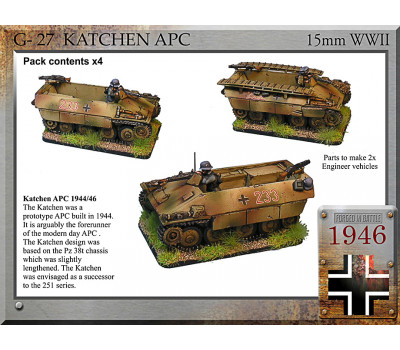 G-27 Katzchen APC + engineer version