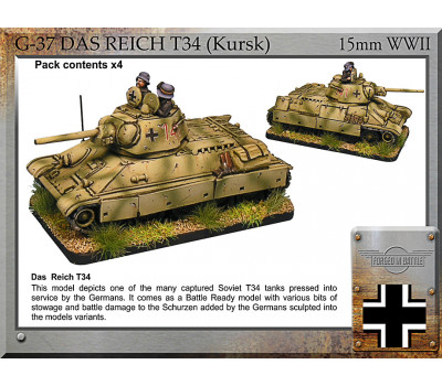 G-37 Das Reich T34 (Kursk) x 4