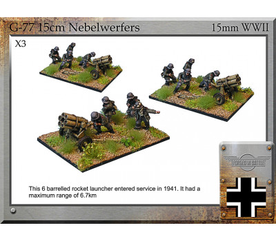 G-77 15cm Nebelwerfers & Crew
