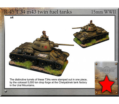 R-45 T-34 m43 twin fuel tanks