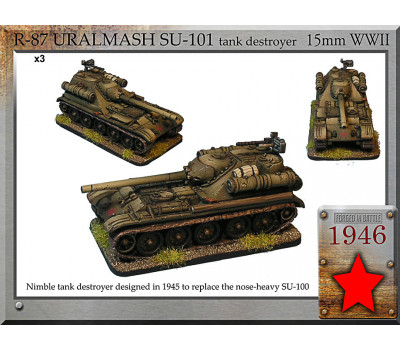 R-87 Uralmash SU-101 tank destroyer