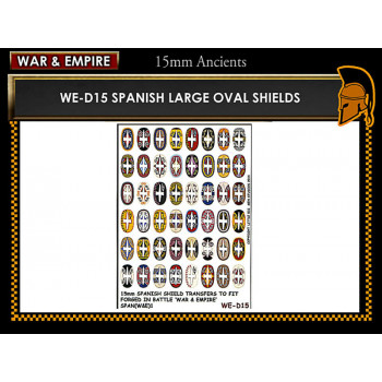 WE-D15 Spanish large oval shields