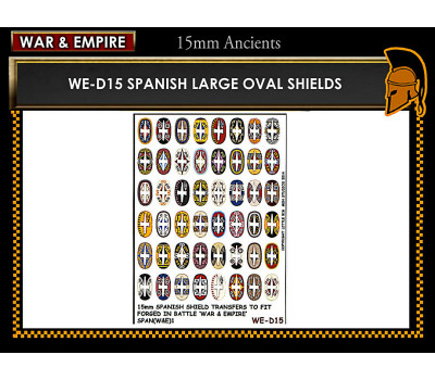 WE-D15 Spanish large oval shields