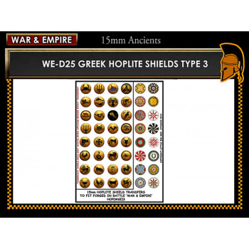WE-D25 Greek Hoplite Shields (Type 3)