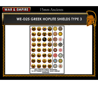 WE-D25 Greek Hoplite Shields (Type 3)