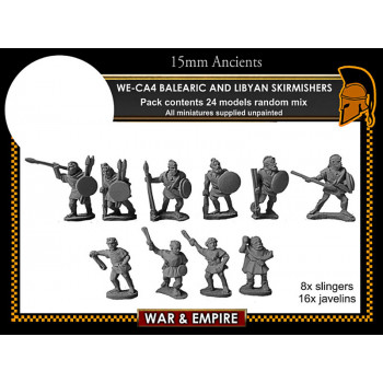 WE-CA04 Carthaginian Balearic & Libyan Skirmishers