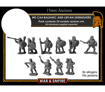 WE-CA04 Carthaginian Balearic & Libyan Skirmishers