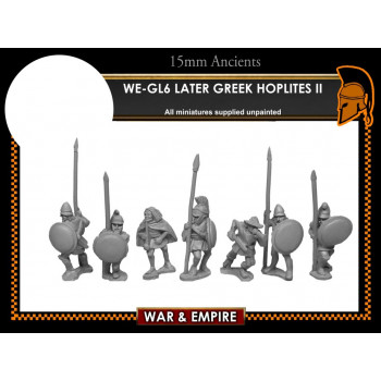 WE-GL06 Later Greek, Assorted Later Hoplites WE-GL06 Later Greek, Assorted Later Hoplites