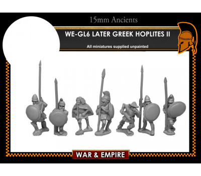 WE-GL06 Later Greek, Assorted Later Hoplites