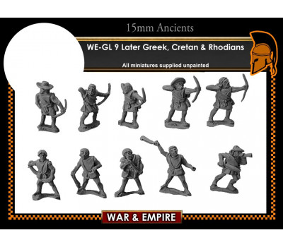 WE-GL09 Later Greek, Cretan & Rhodians