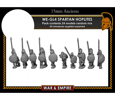 WE-GL04 Later Greek, Spartan/Cloaked Hoplites