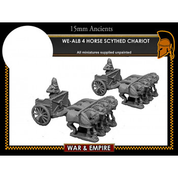 WE-AL08 Later Persian, 4-Horse Scythed Chariots WE-AL08 Later Persian, 4-Horse Scythed Chariots