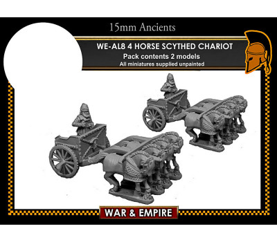 WE-AL08 Later Persian, 4-Horse Scythed Chariots