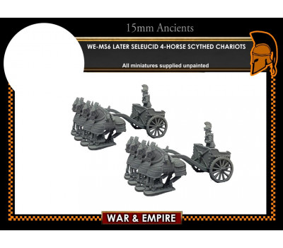 WE-MS06 Later Seleucid 4-Horse Scythed Chariots