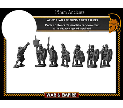 WE-MS03 Later Seleucid 'Roman' Argyraspides Infantry