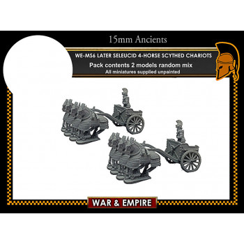 WE-MS06 Later Seleucid 4-Horse Scythed Chariots WE-MS06 Later Seleucid 4-Horse Scythed Chariots
