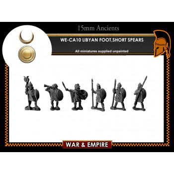 WE-CA10 Libyan Foot, short spears WE-CA10 Libyan Foot, short spears