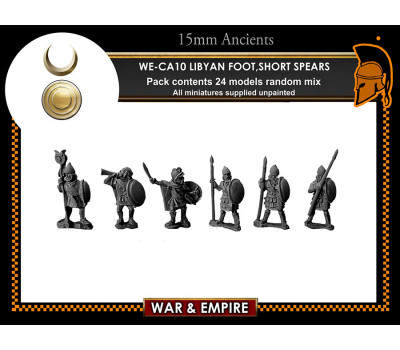 WE-CA10 Libyan Foot, short spears