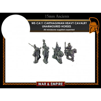 WE-CA11 Carthaginian Heavy Cavalry with Unarmoured horse WE-CA11 Carthaginian Heavy Cavalry with Unarmoured horse
