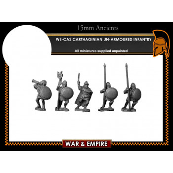 WE-CA02 Carthaginian Unarmoured African Foot WE-CA02 Carthaginian Unarmoured African Foot