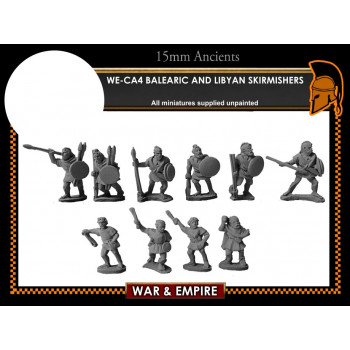 WE-CA04 Carthaginian Balearic & Libyan Skirmishers WE-CA04 Carthaginian Balearic & Libyan Skirmishers