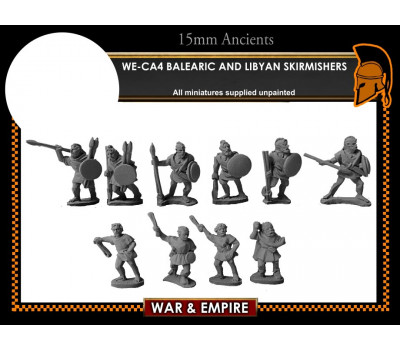 WE-CA04 Carthaginian Balearic & Libyan Skirmishers