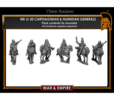 WE-G20 Carthaginian & Numidian Generals