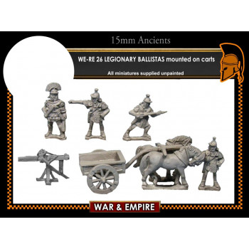 WE-RE26 Legionary ballistas, mounted on carts