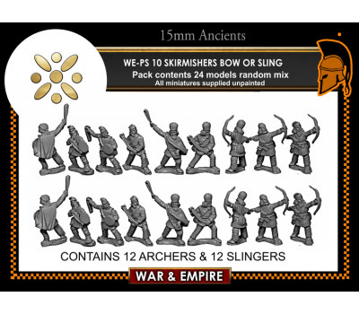 WE-PS10 Skirmishers, bow/sling