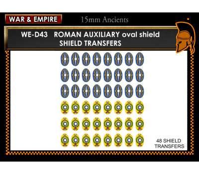 WE-D43 Roman Auxiliaries, oval shields  (type 1)