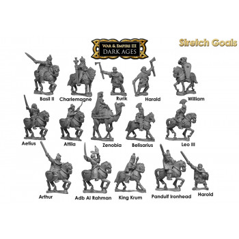 WE-SG01 Dark Ages Assorted Speciality Figures Generals Pack 